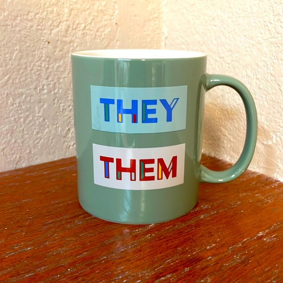 They Them Pronouns Mug LGBTQ+ by Room Essentials from Target. New. - Picture 1 of 3